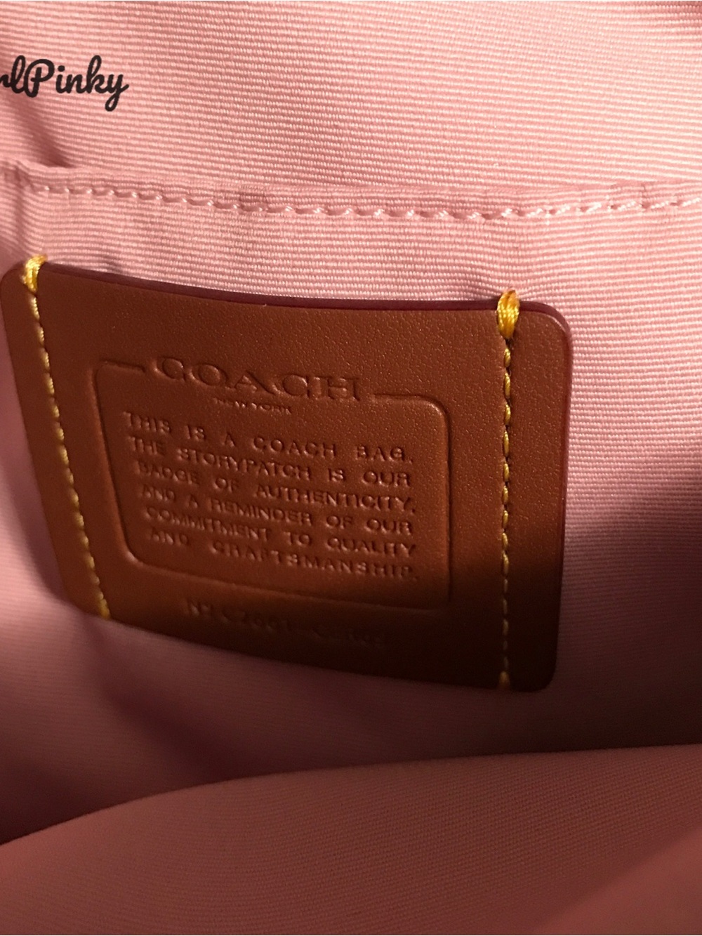 COACH CAREY CROSSBODY BAG (CER69) IN PINK DENIM NEW RELEASE!! - Picture 7 of 9